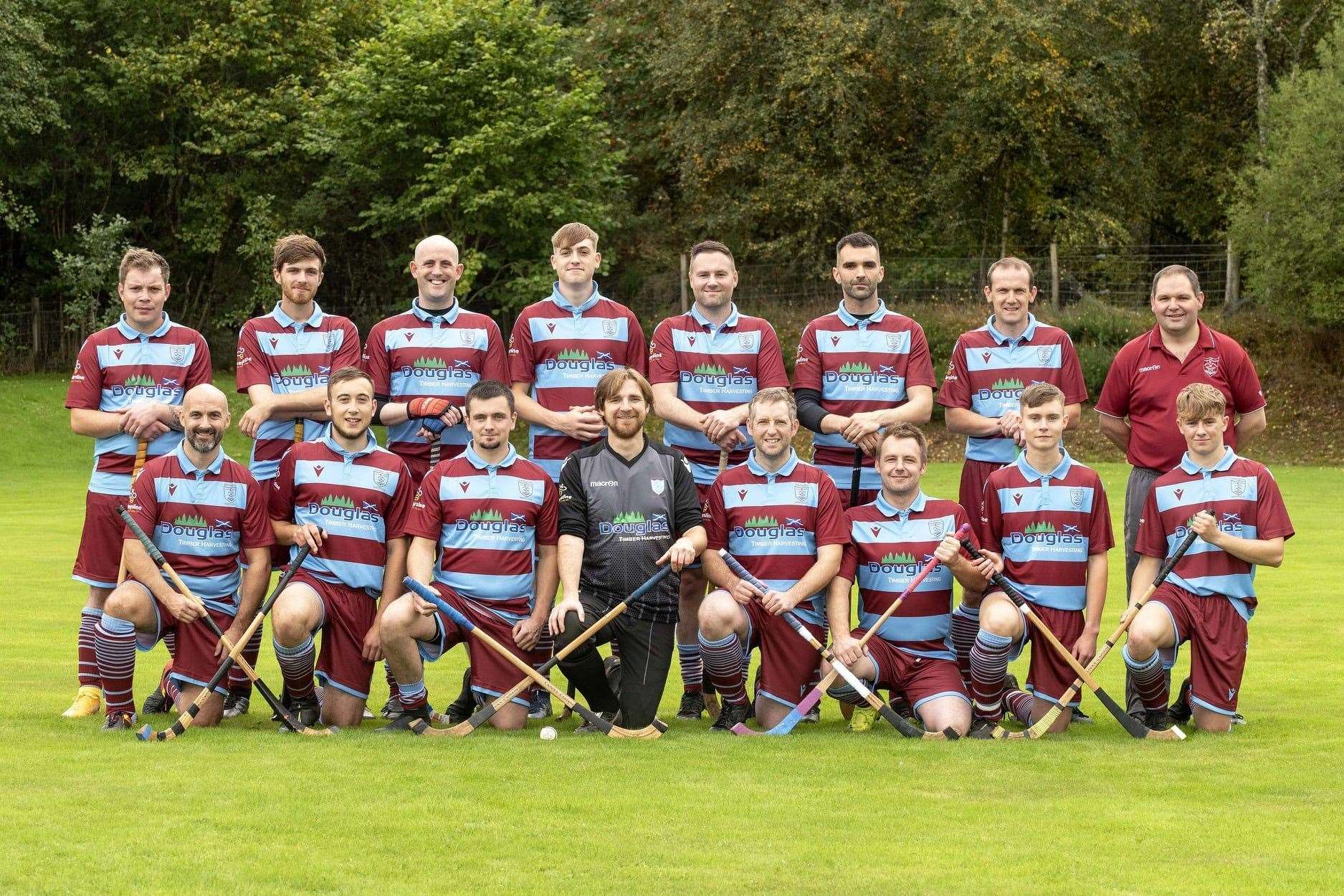 Strathglass Shinty Club has included the Mikeysline logo on their shirt sleeve to raise awareness of the charity.