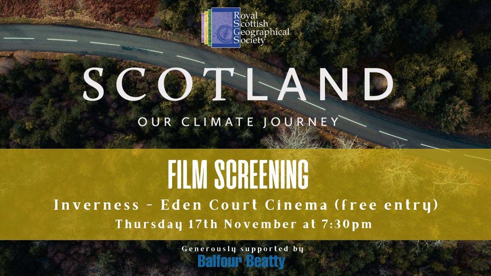 Film is being shown in Inverness ahead of COP27.