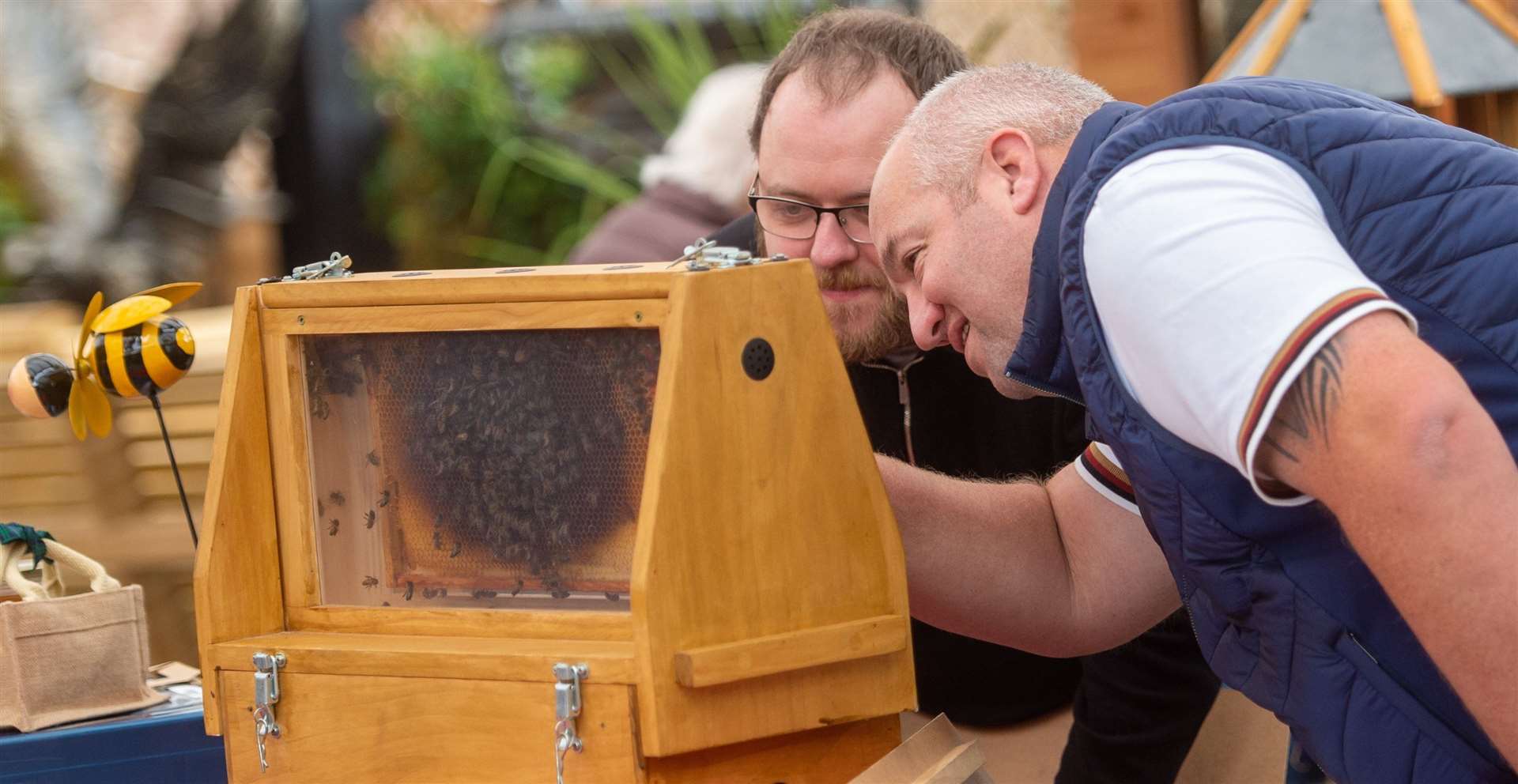 Inverness-shire Beekeepers Association return for the weekend events. Picture: Callum Mackay