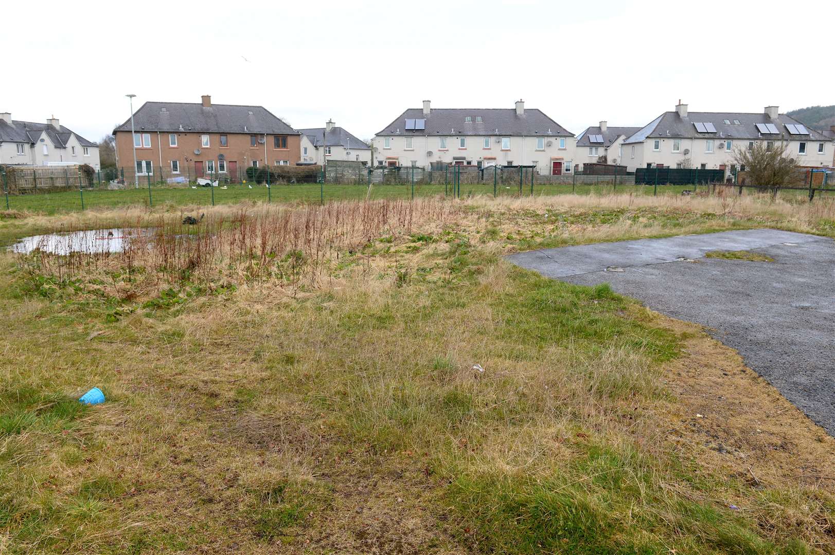 The site of the proposed housing development near Craigton Avenue.