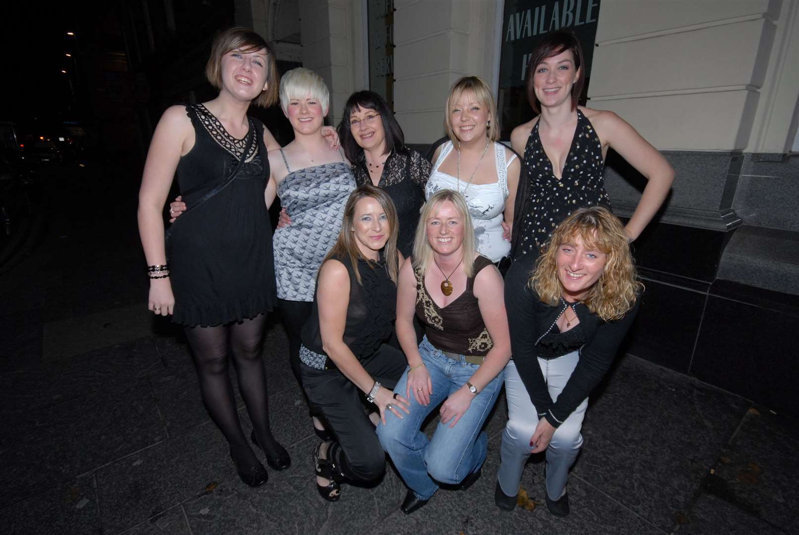 See: Copy By: .Cityseen night out at Smith n Jones for 50th birthday for Dee McLafferty(Back centre) with friends and family.Pic By Gary Anthony..SPP Staff.Photographer.