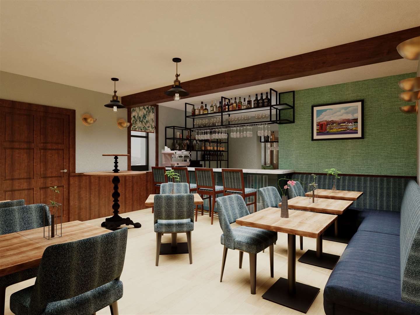 An artist's impression of how the bar will look.