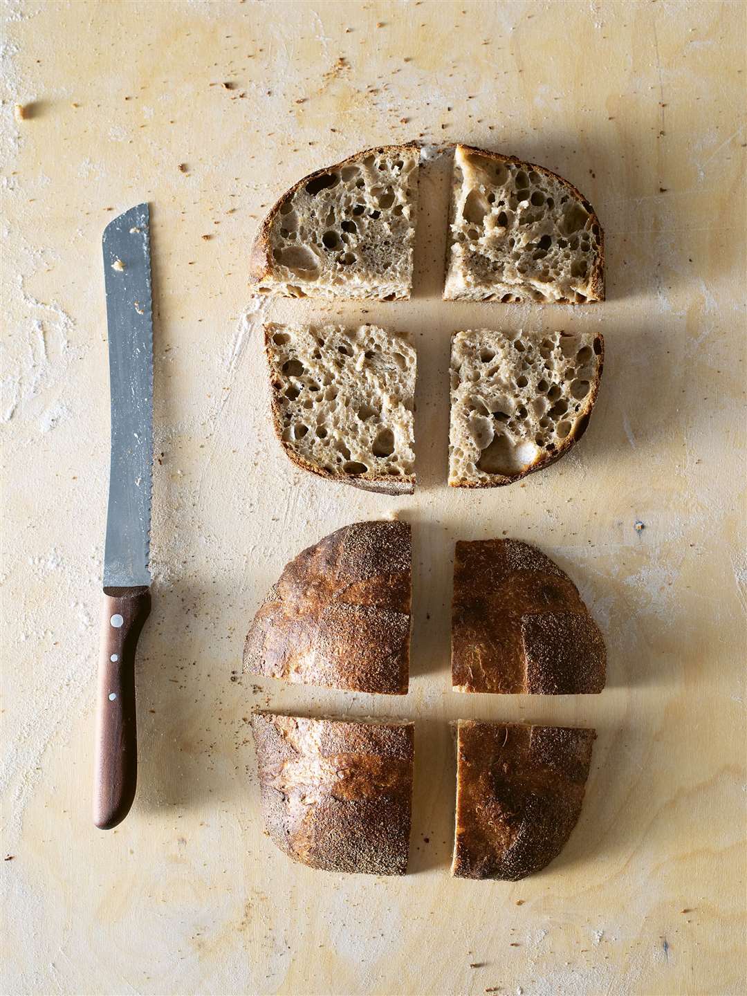 Pave rustique from Super Sourdough by James Morton. Picture: Andy Sewell/PA