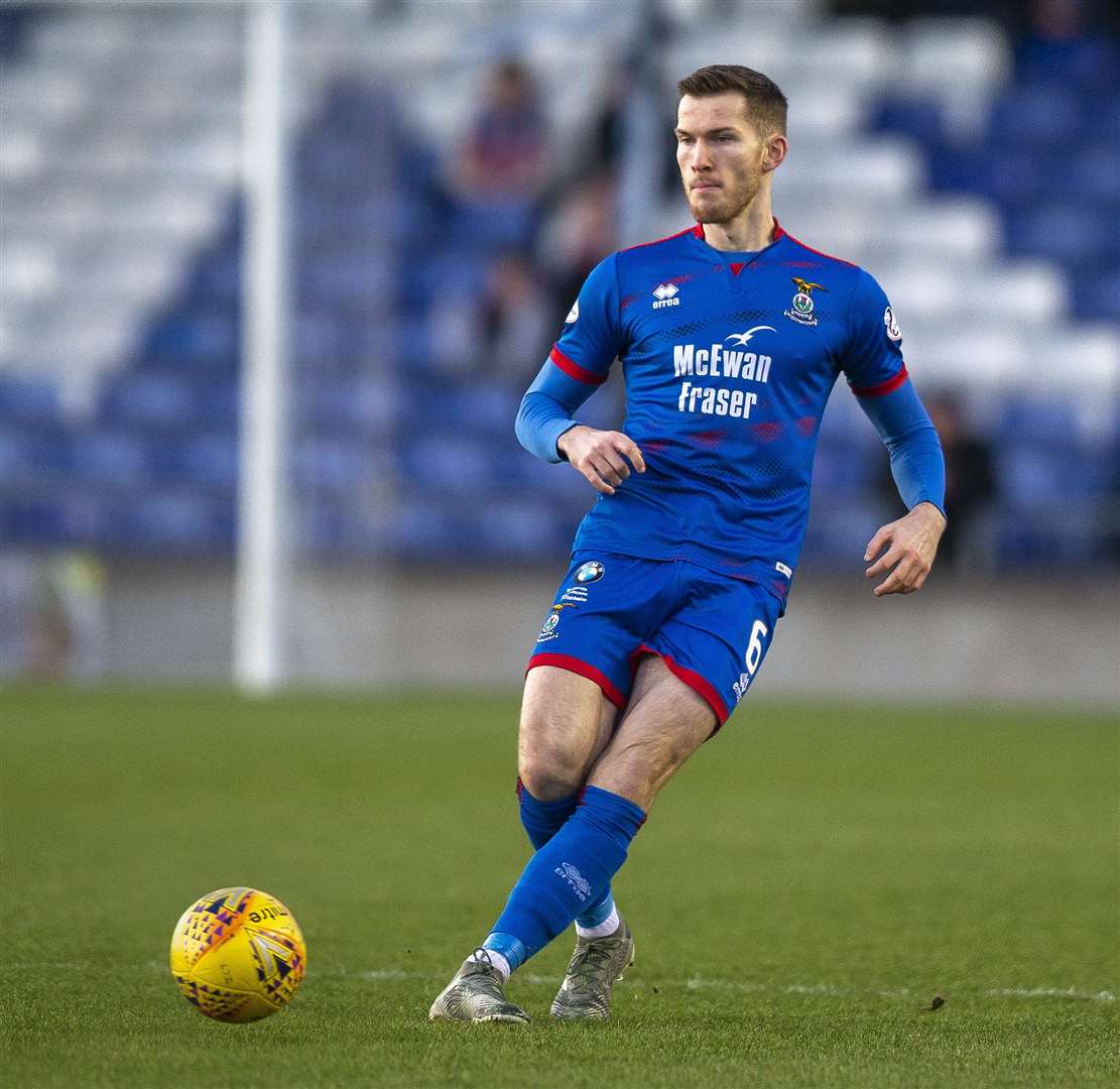 ICT's Jamie McCart has moved to St Johnstone after the two clubs agreed a fee for the deal to happen this month. Picture: Ken Macpherson