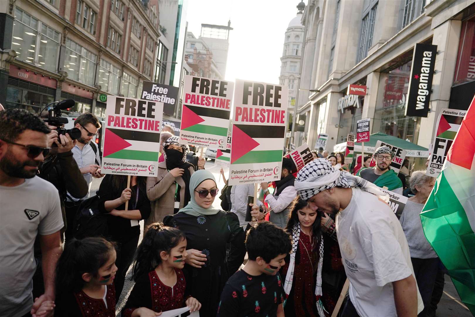 Pro-Palestinian protesters are expected to gather in Parliament Square (Jordan Pettitt/PA)