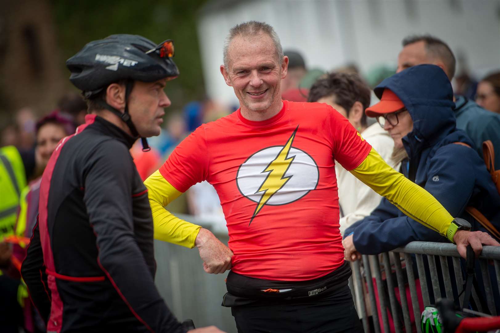Martin Gordon with his Flash Gordon top. Picture: Callum Mackay..