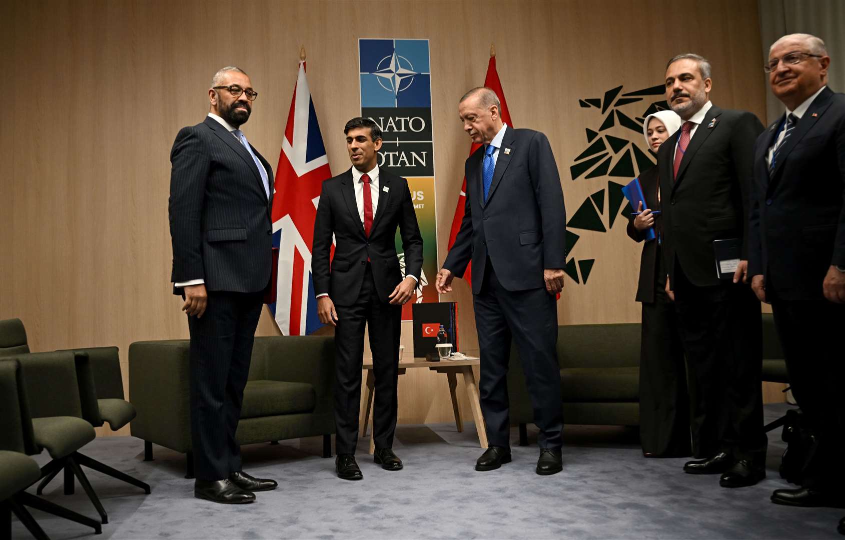 Prime Minister Rishi Sunak met with Turkey’s President Recep Tayyip Erdogan at the Nato summit (Paul Ellis/PA)