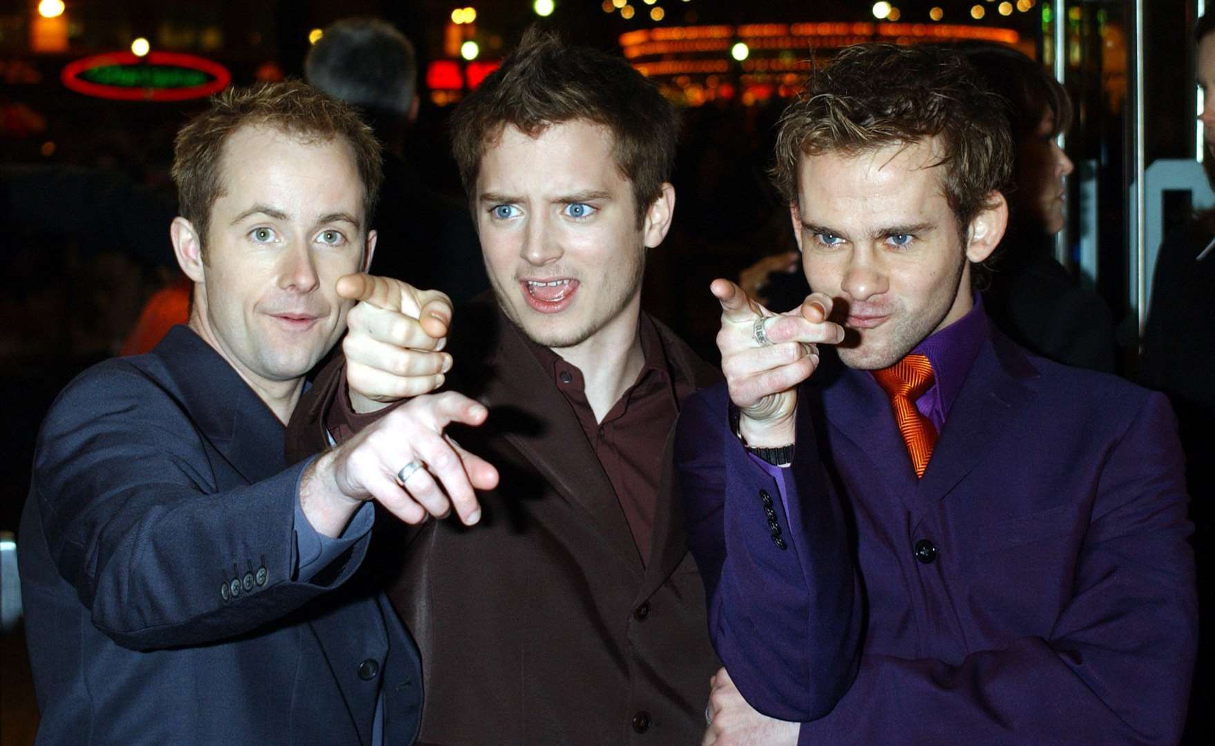 Billy Boyd, Elijah Wood and Dominic Monaghan starred in the Lord of the Rings films (William Conran/PA)