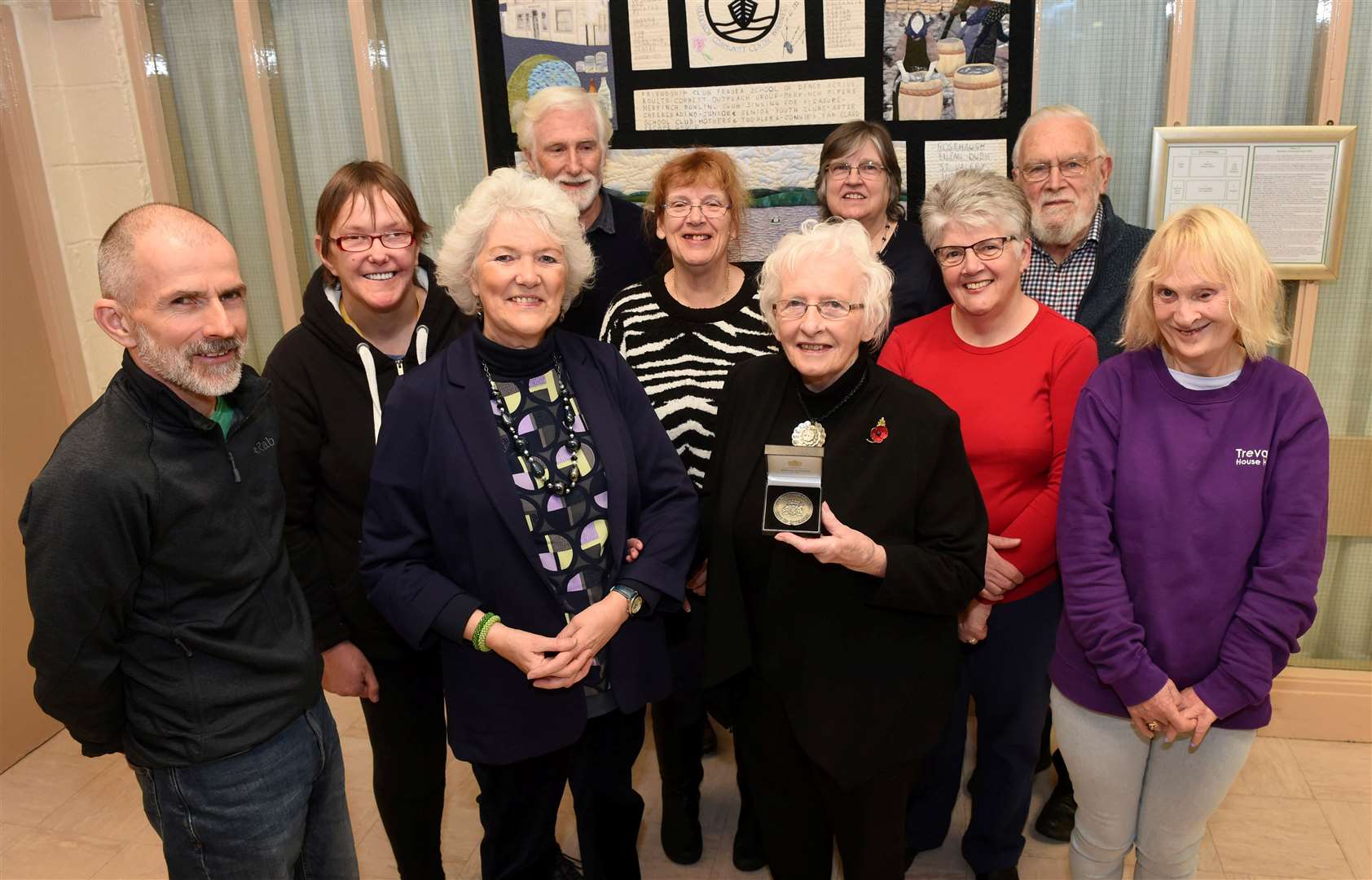 Anne McCreadie was awarded the City of Inverness Medal...Picture: Callum Mackay. Image No..