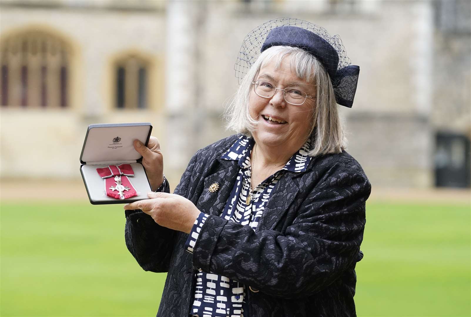 Lydia Otter was made an MBE at the ceremony (Andrew Matthews/PA)