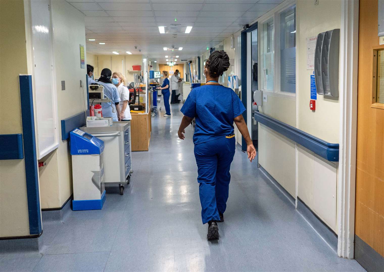 Hospitals remain under pressure (Jeff Moore/PA)