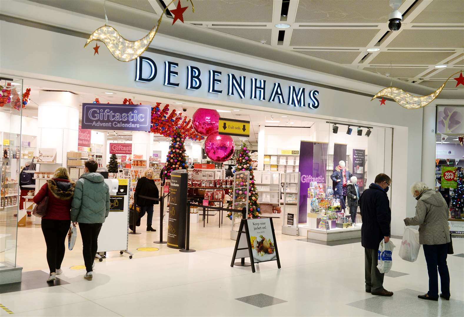 Debenhams in the Eastgate Shopping Centre.