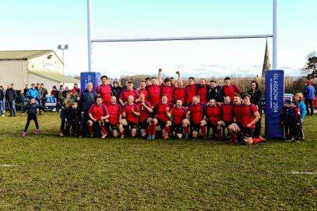 Ross Sutherland defeated Quensferry 42-12 in the BT National Bowl semi final