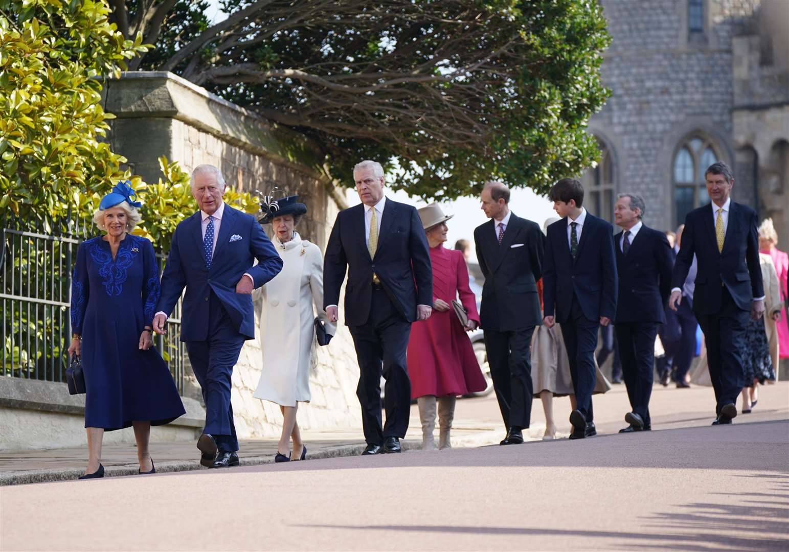 The Easter Mattins service usually sees a large turnout of royals but numbers will be reduced this year (Yui Mok/PA)