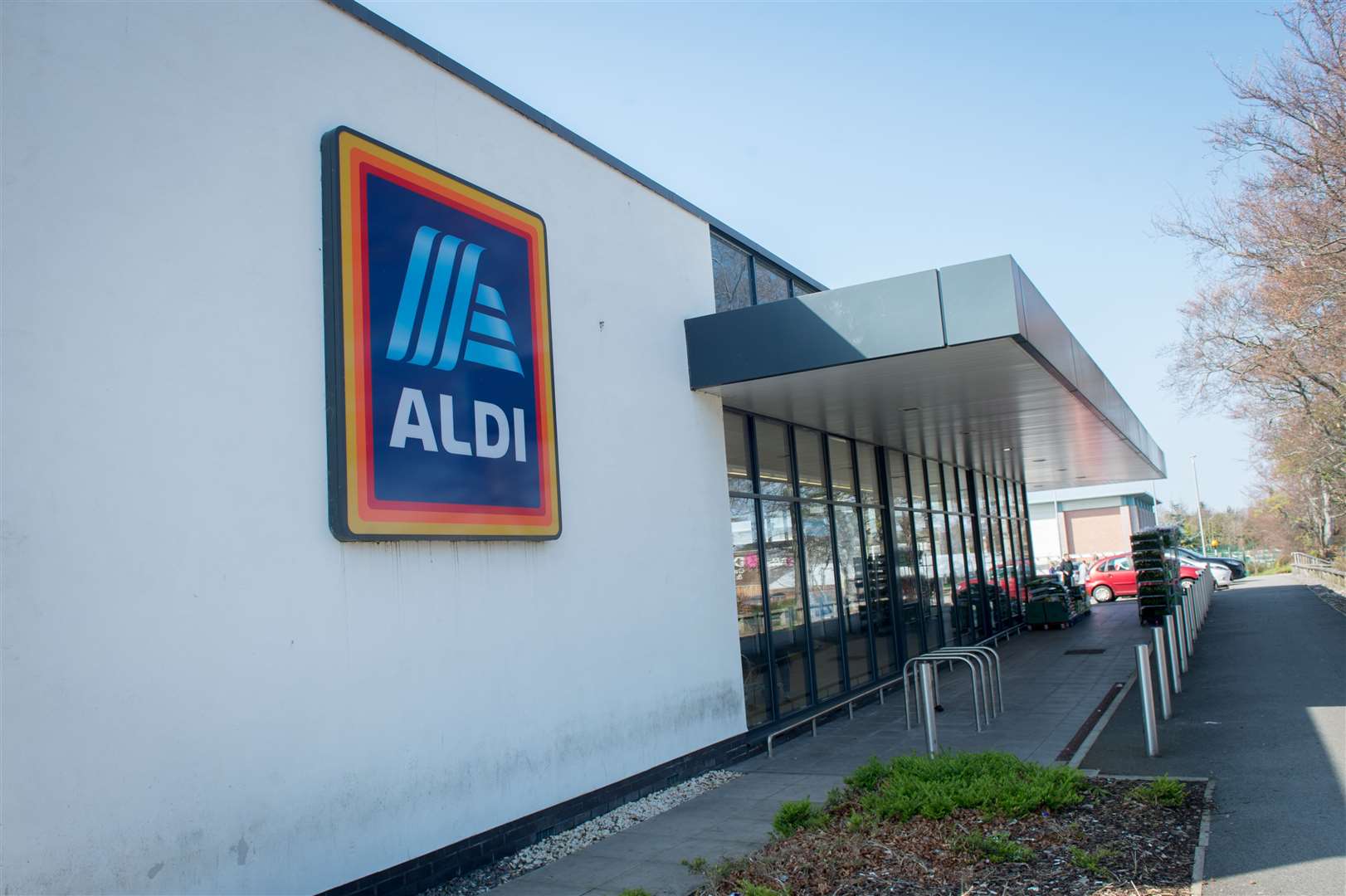 Staff at the Aldi in Ishes, Inverness are to be given the option of wearing face masks. .