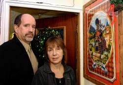 Russell and Ellen Felber at their Inverness guest house.