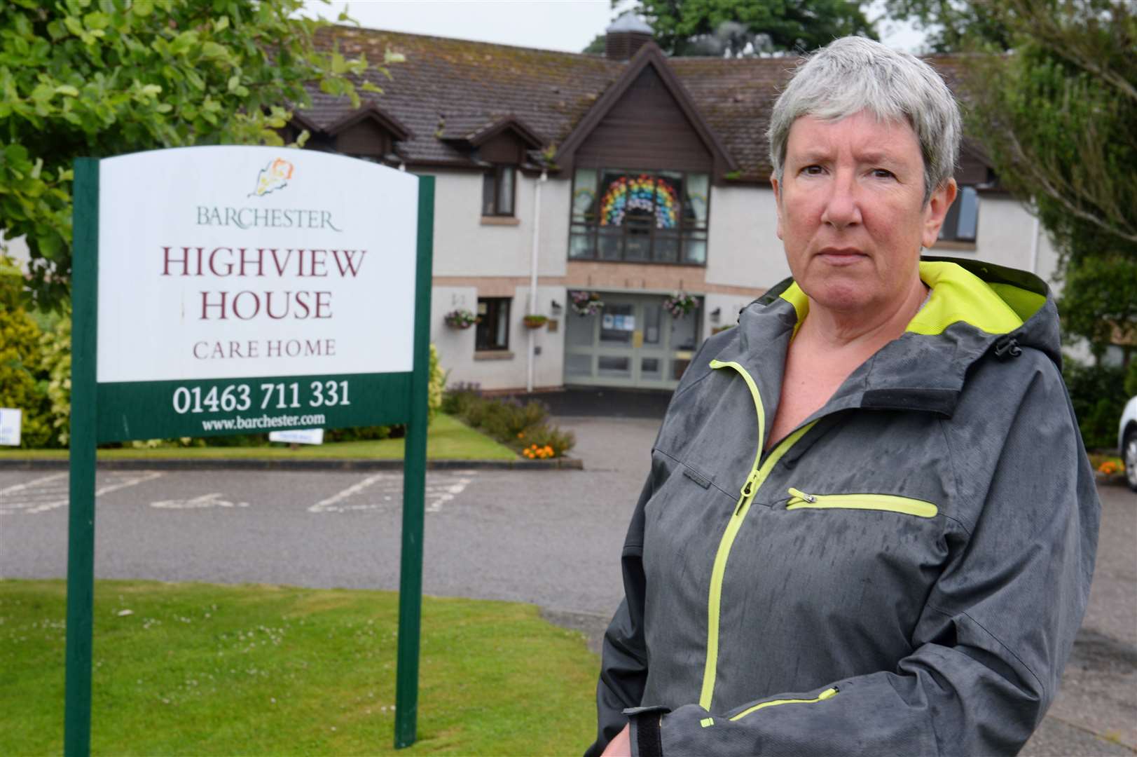 Juliet Robinson is unable to visit her mother at Highview House care home...Picture: Gary Anthony..