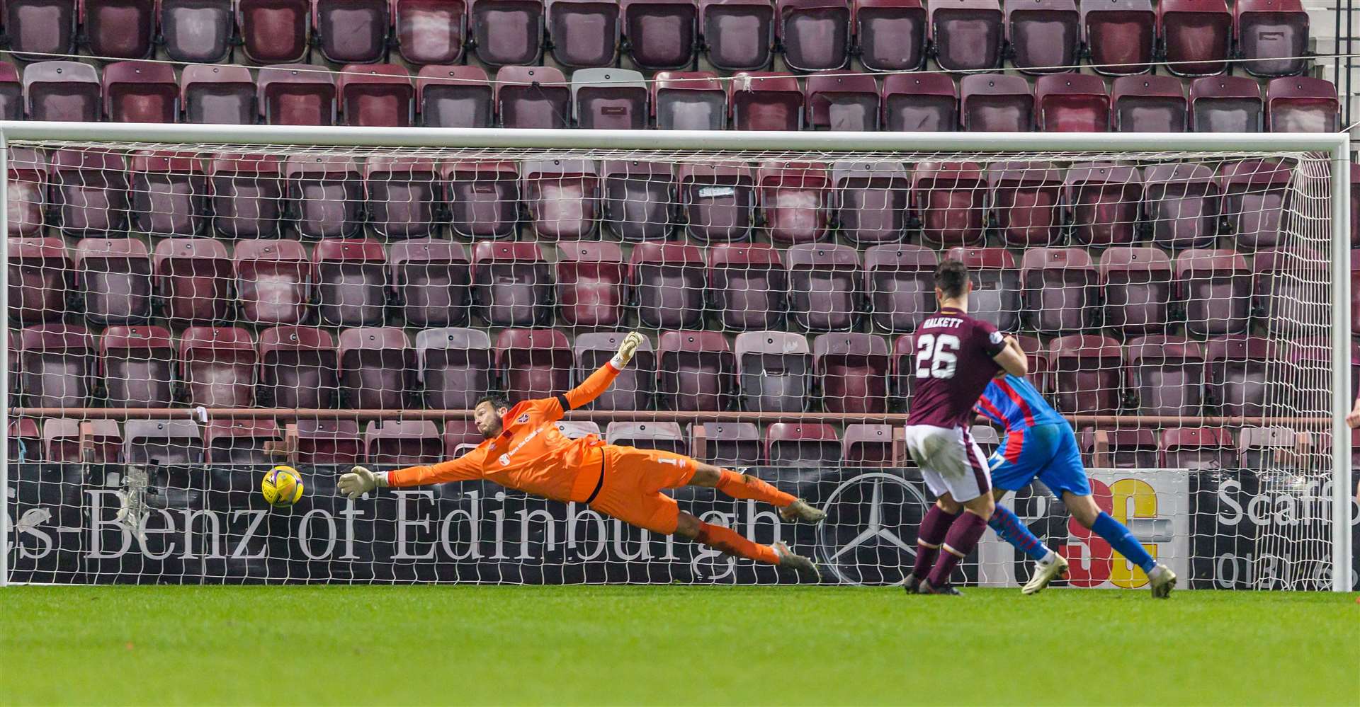 Aaron Doran scored in Hearts 2-1 defeat against Inverness Caledonian Thistle. Picture: Ken Macpherson