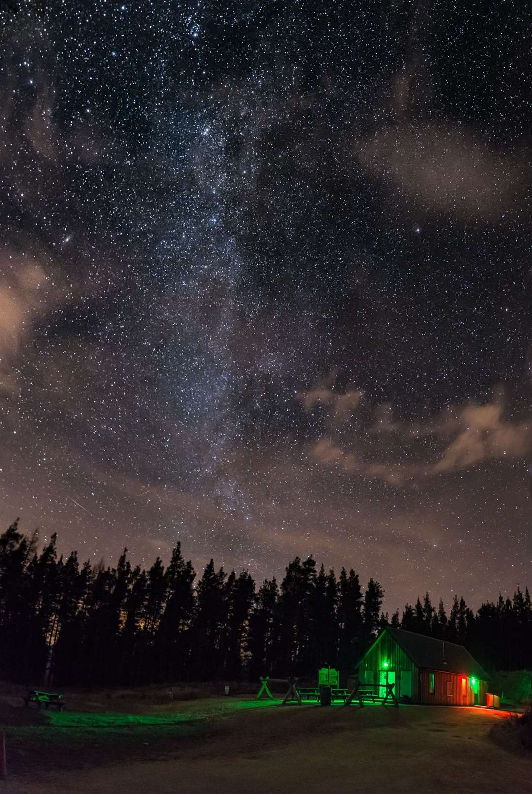 The Milky Way seen from the Cairngorms Dark Sky Park. Picture: Paul McGregor