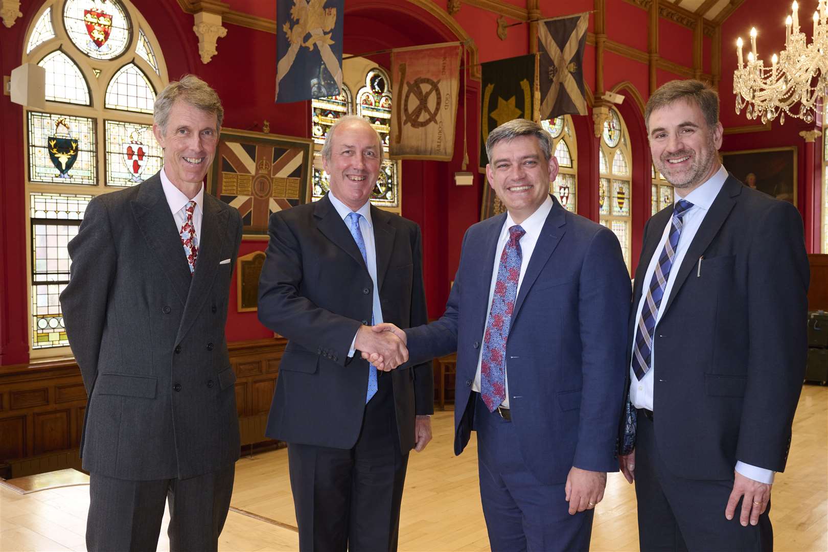 Pictured (from left) are Jonathan Wotherspoon, James Wotherspoon, Angus MacLeod, and Rod MacLean. Jonathan and James Wotherspoon are of Macandrew & Jenkins, whilst Angus Macleod and Rod MacLean represent WJM as Head of the Inverness Office and Managing Partner respectively.