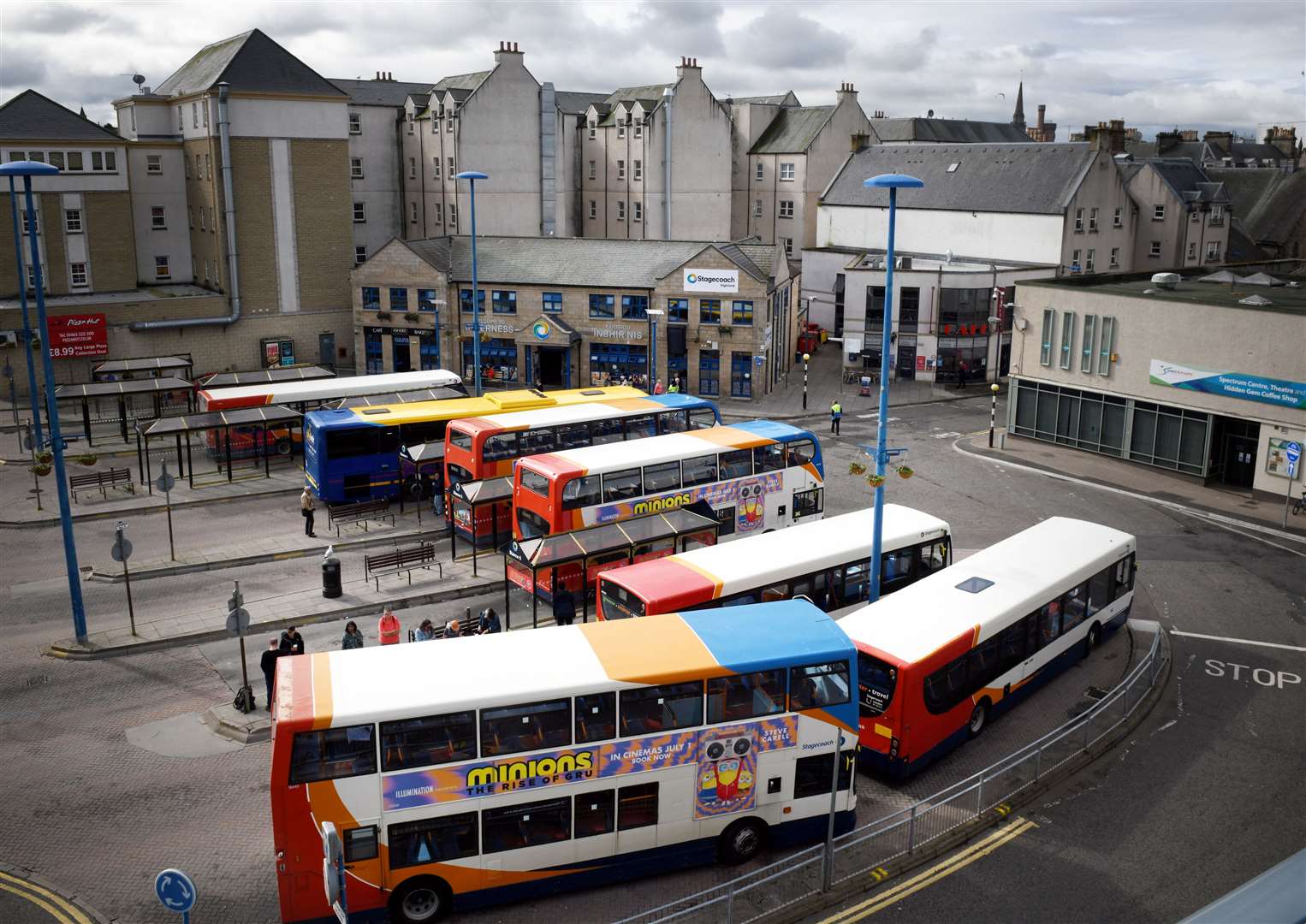 Inverness Bus Station. Picture: James Mackenzie.