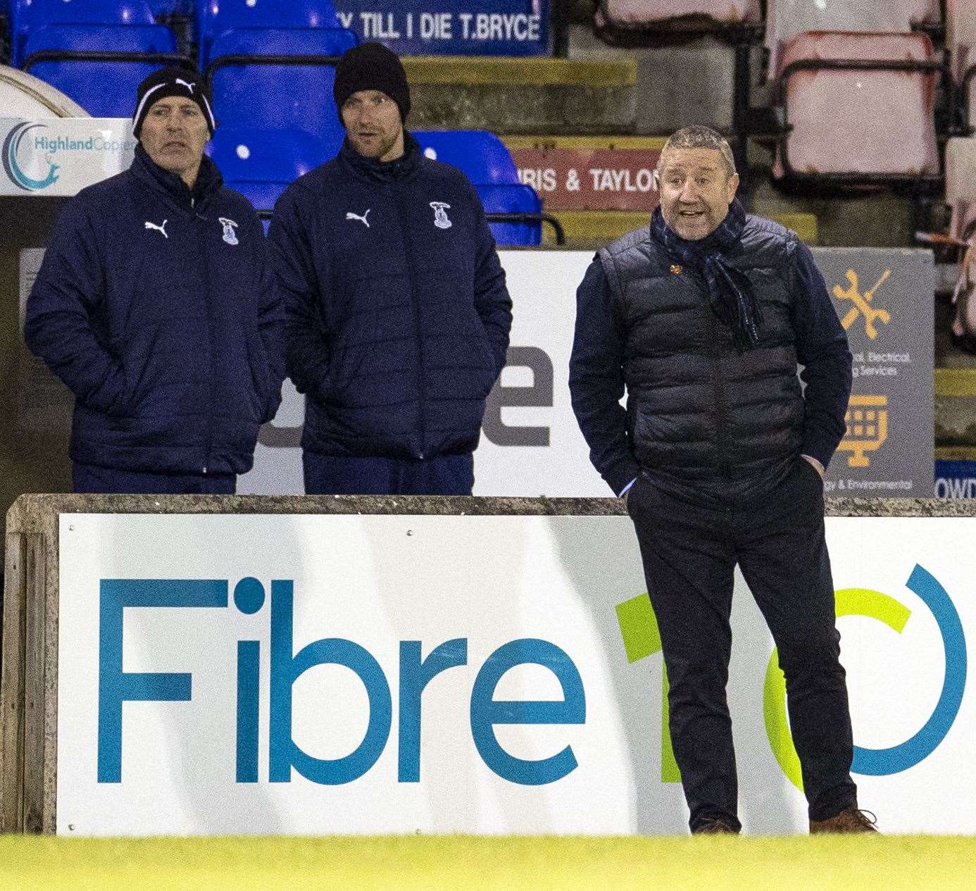 Picture - Ken Macpherson, Inverness. Inverness CT(0) v Queen of the South(1). 17/02/21. ICT manager John Robertson.
