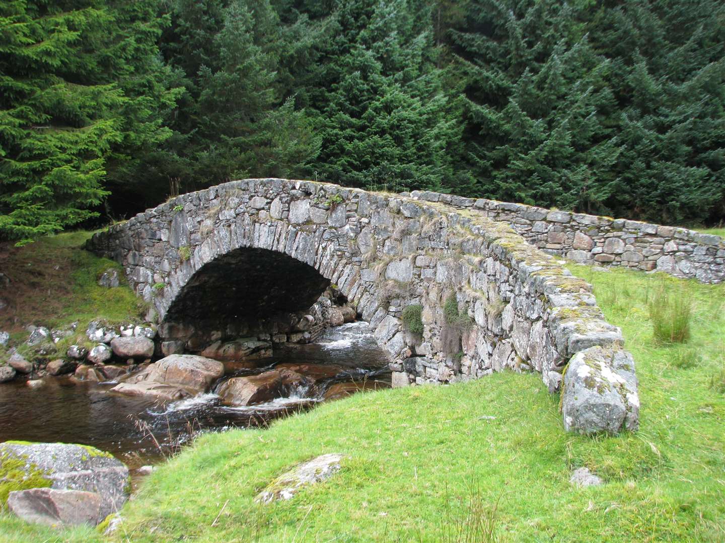 Melgarve East Bridge on General Wade's Military Road over the Corrieyairack Pass.