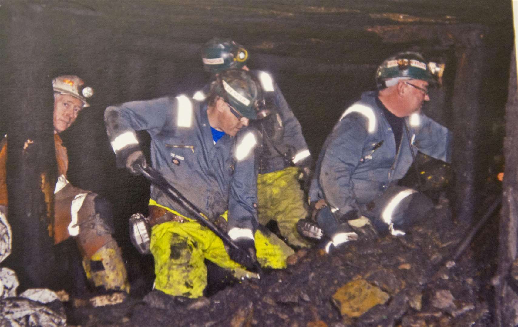 Rescuers at Gleision Colliery in September 2011 (PA)