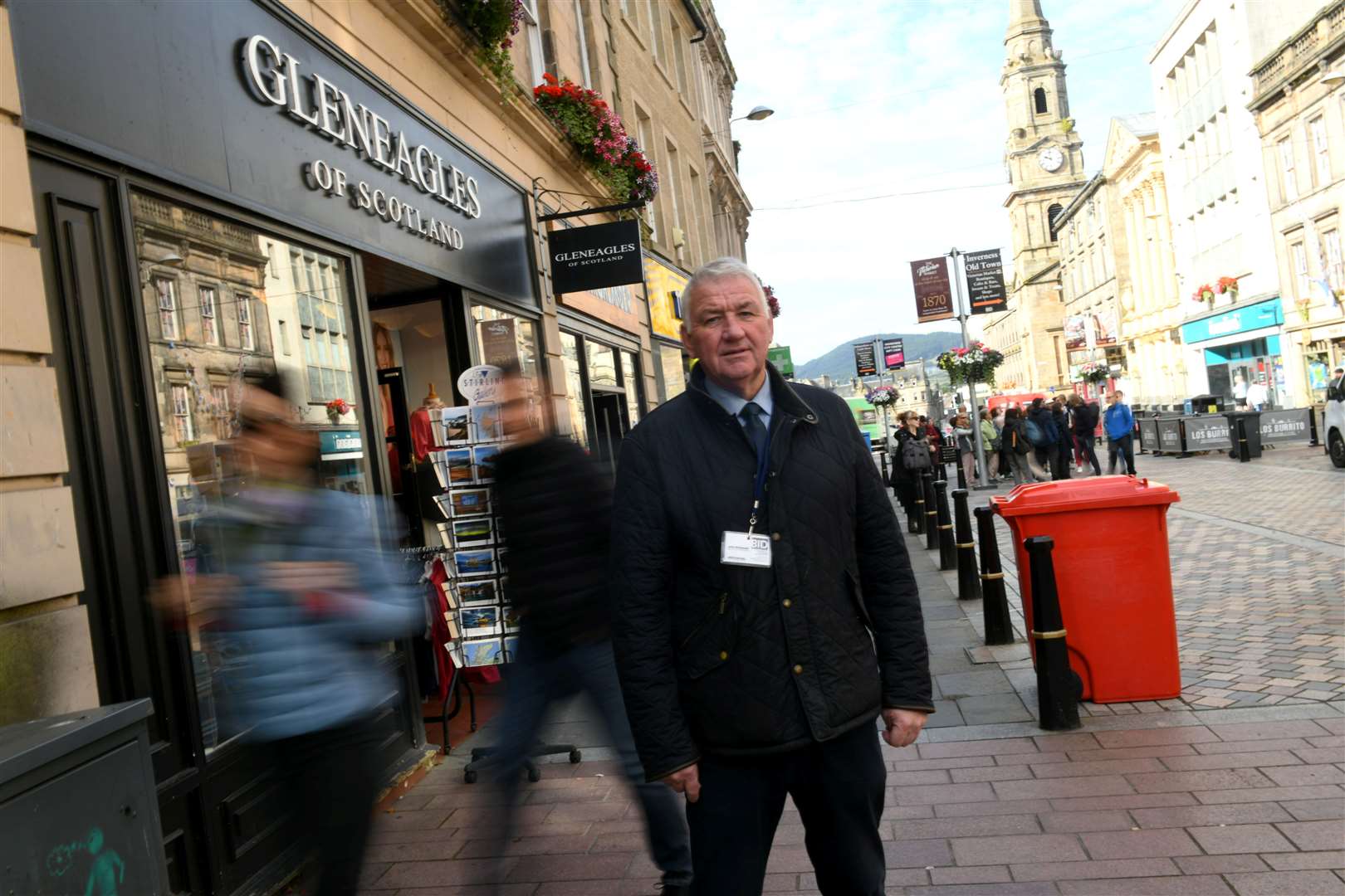 John McDonald, community safety manager at Inverness BID.