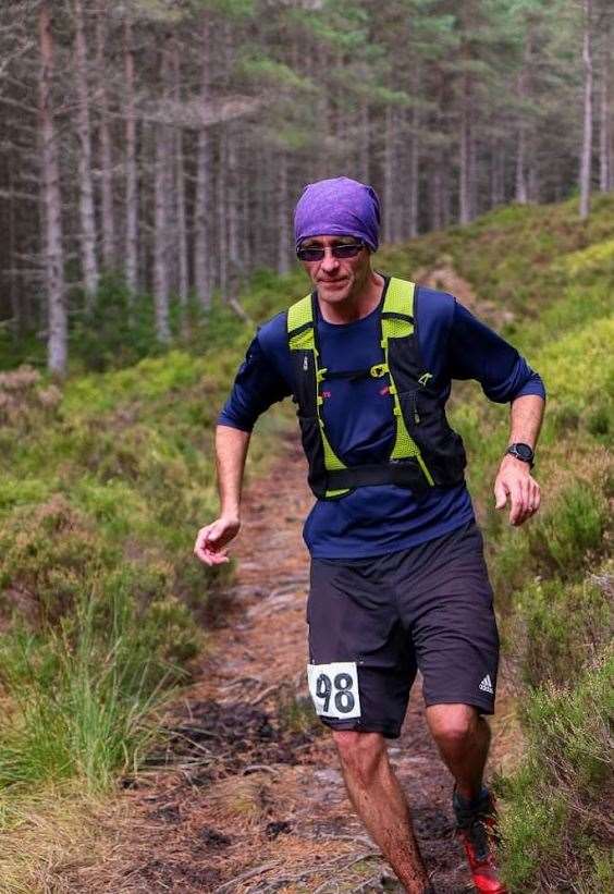 Steven Burnside is more accustomed to off-road running but will run 10 road marathons in 10 days. Picture: Peter Ferguson
