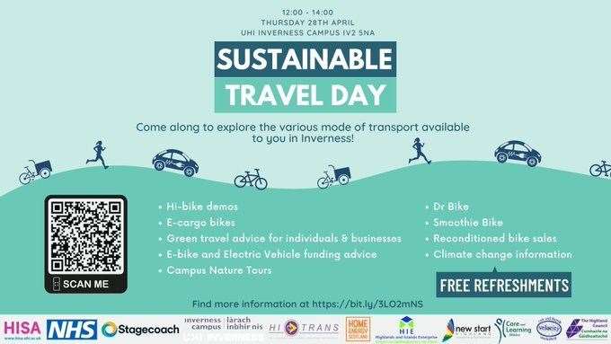 Sustainable Travel Day poster.