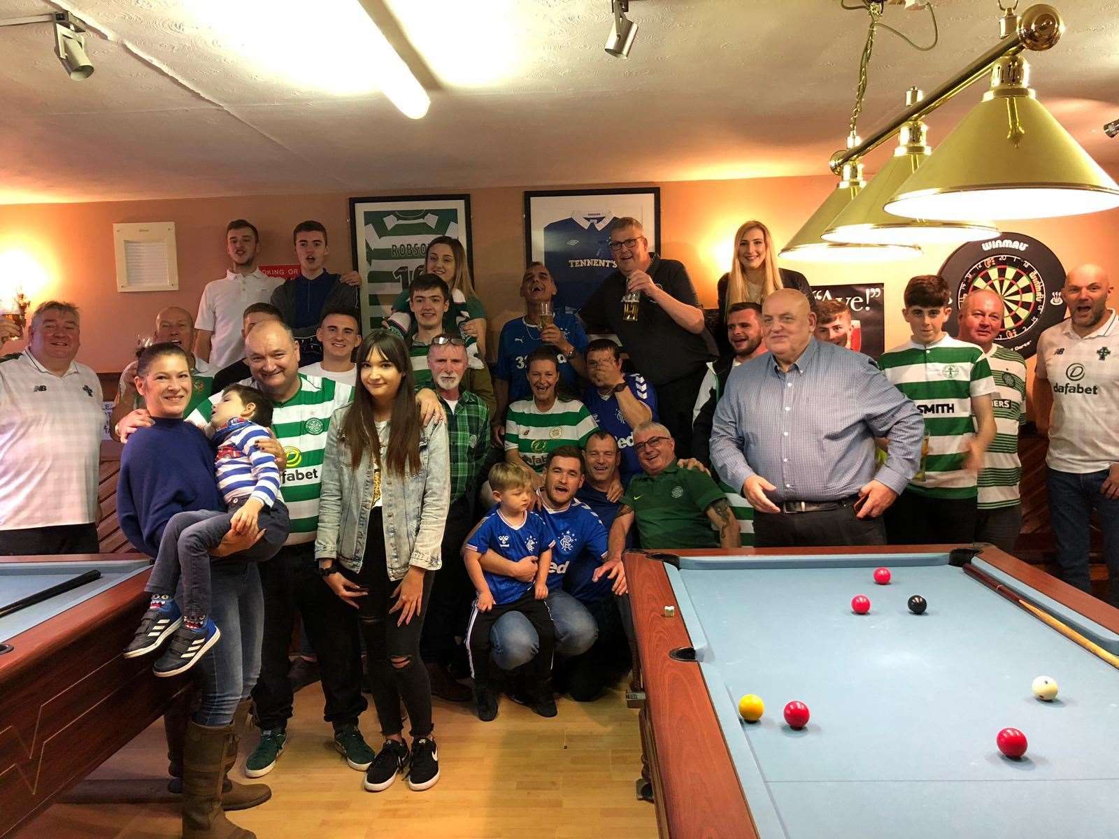 Old Firm fans rallied together for Reece.