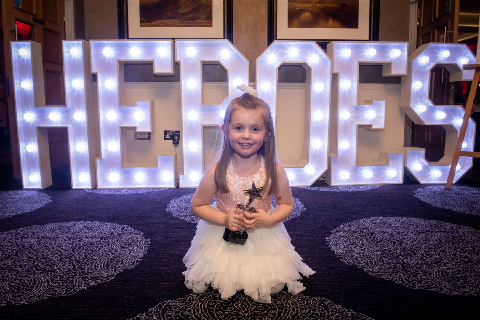 The 2022 Highland Heroes brave child of the year was Lexie Forsyth. Picture: Callum Mackay