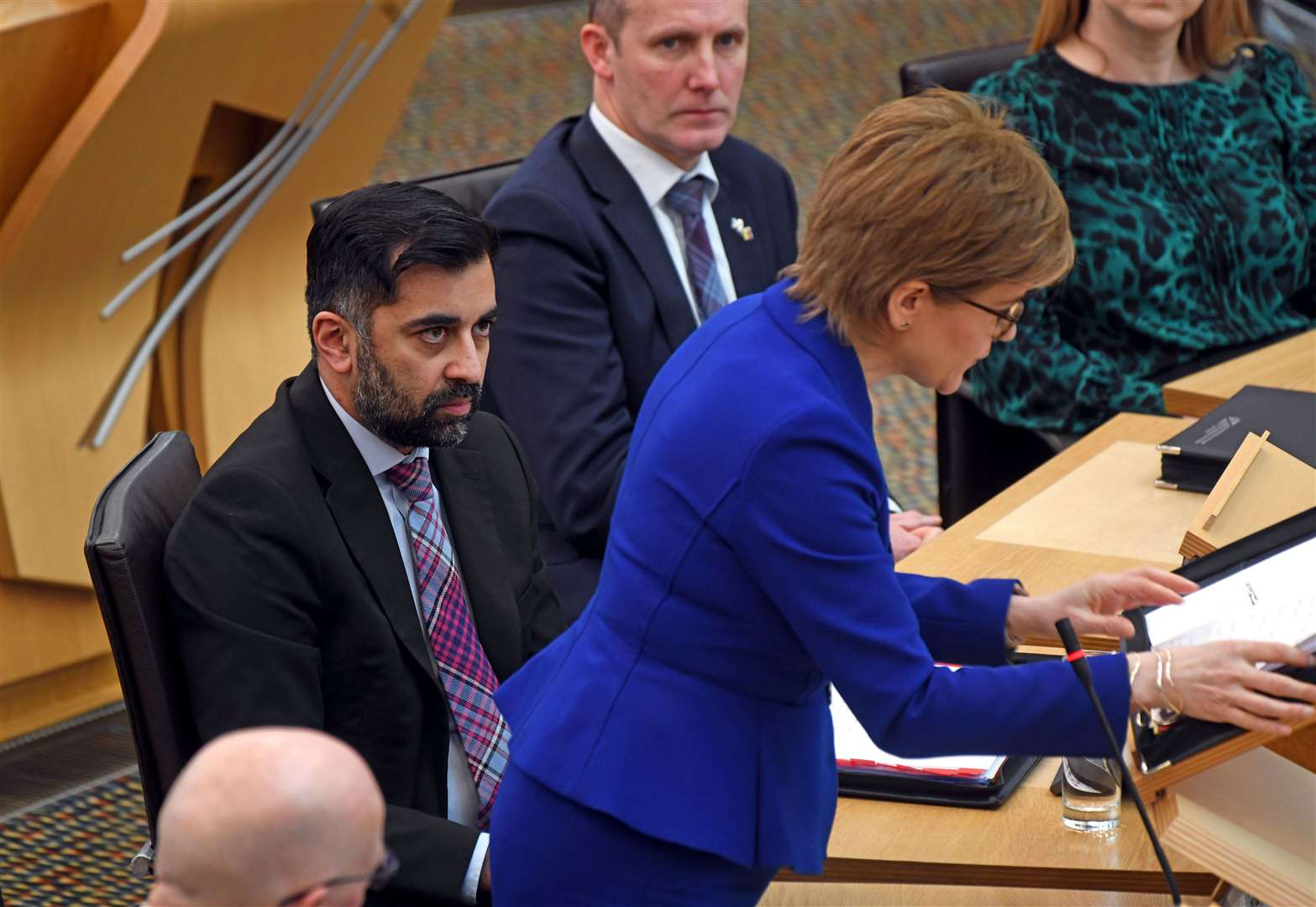Mr Yousaf rejected claims he was the continuity candidate in the race (Mike Boyd/PA)
