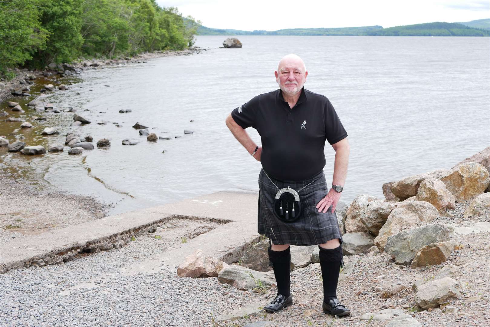 Willie Cameron – AKA Mr Loch Ness – has defended the popular landmark after it was criticised by a US travel writer this week. Picture: Ian Duncan