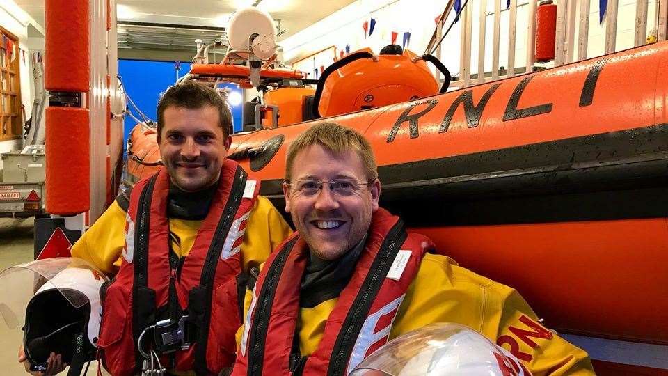 Tom Booth and Dougie Munro are the new Helms for the Kessock Lifeboat Station.