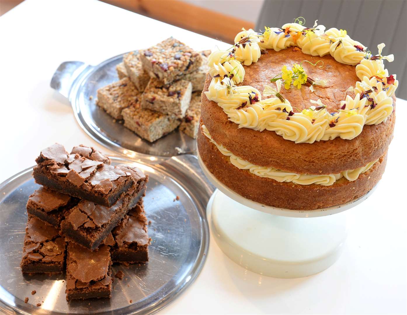 Some of the delicious in-house baking on offer. Picture: Gary Anthony