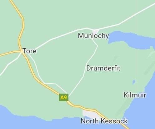 The accident on the A832 between Tore and Munlochy was called in at around 6.20pm.