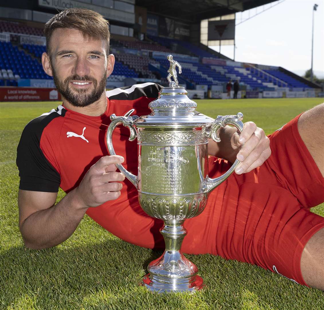 Inverness CT captain Sean Welsh looks forward to Saturday’s Scottish Cup Final against Celtic. Picture: Ken Macpherson.