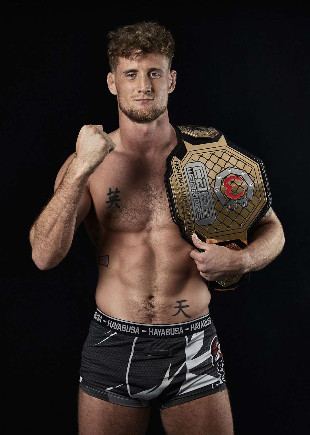Ross Houston is the Cage Warriors welterweight world champion. Picture: Dolly Clew