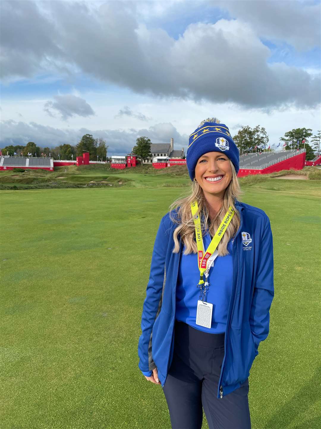 Diane Knox at the Ryder Cup.