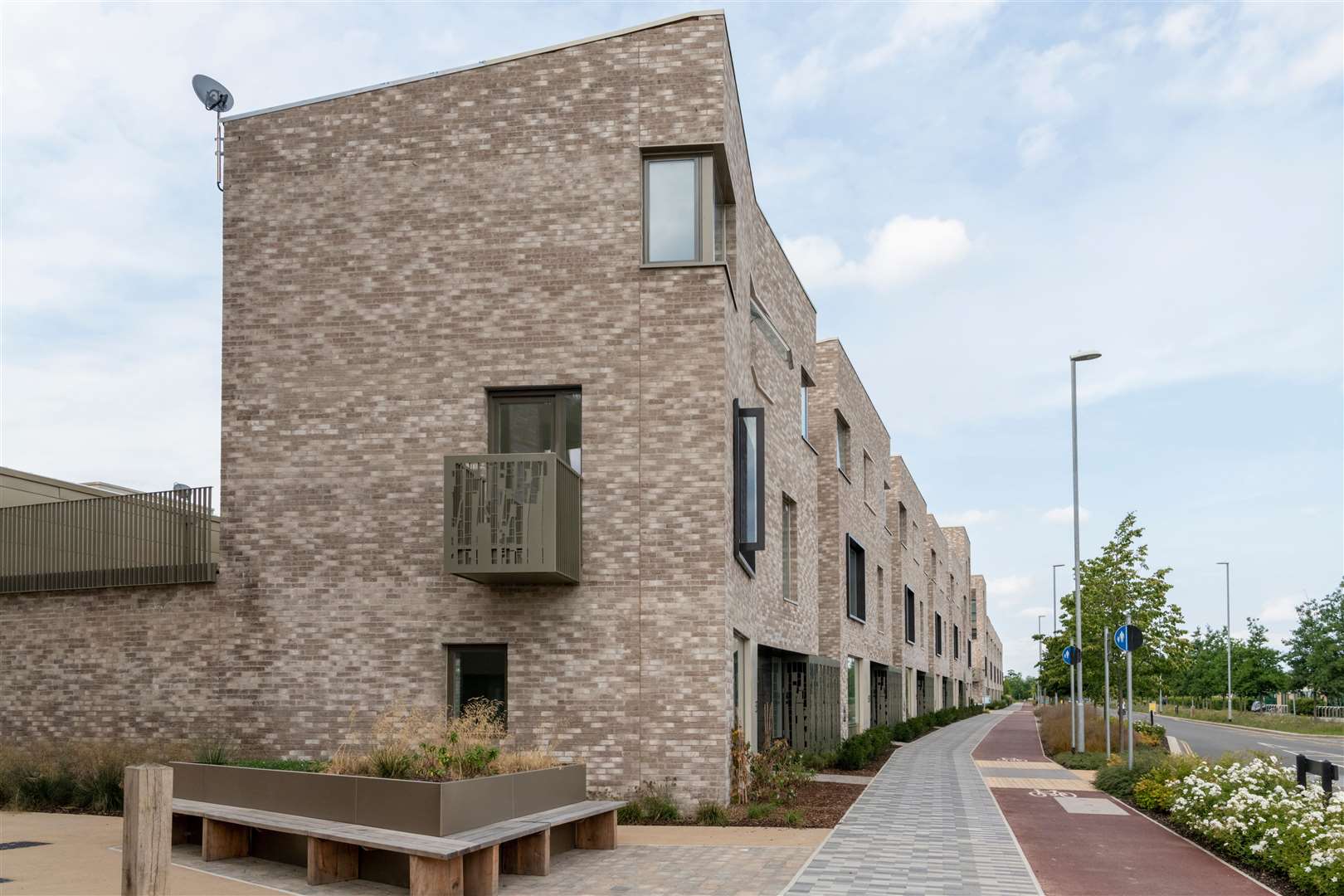 Houses in Eddington, Cambridge, have amenities within walking and cycling distance (Alamy/PA)