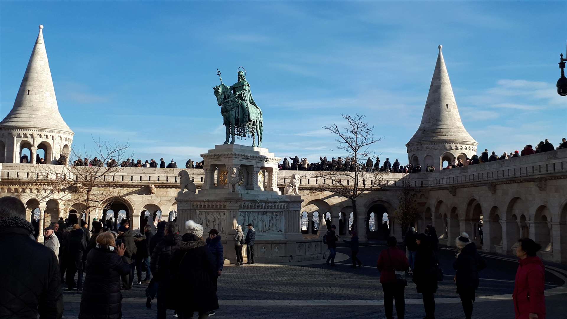 Marriage proposals often take place at The Fisherman's Bastion.