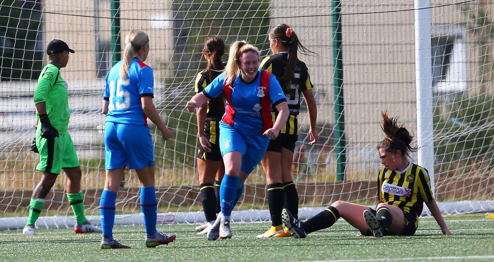 Kayleigh Mackenzie has continued to be a goal threat even from a deeper starting position in defeat for Caley Thistle. Picture: Chris McCluskie/Sportpix
