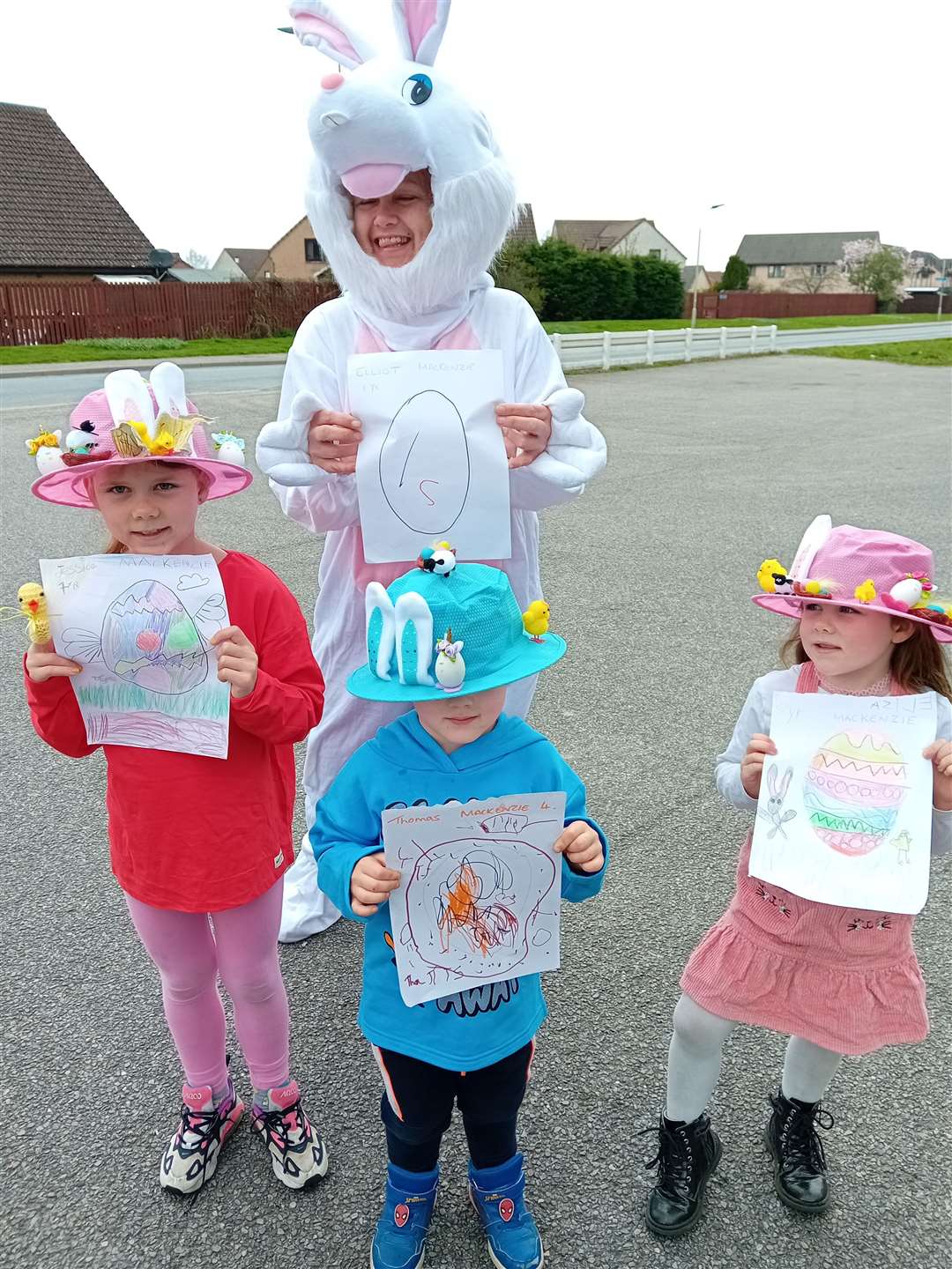 Scenes from the Easter fun in Smithton. Picture supplied.