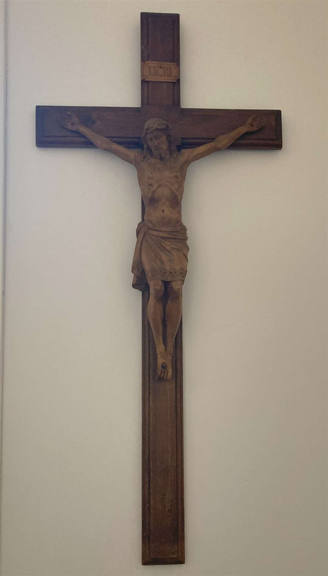 Crucifix at St Michael and All Angels Church.