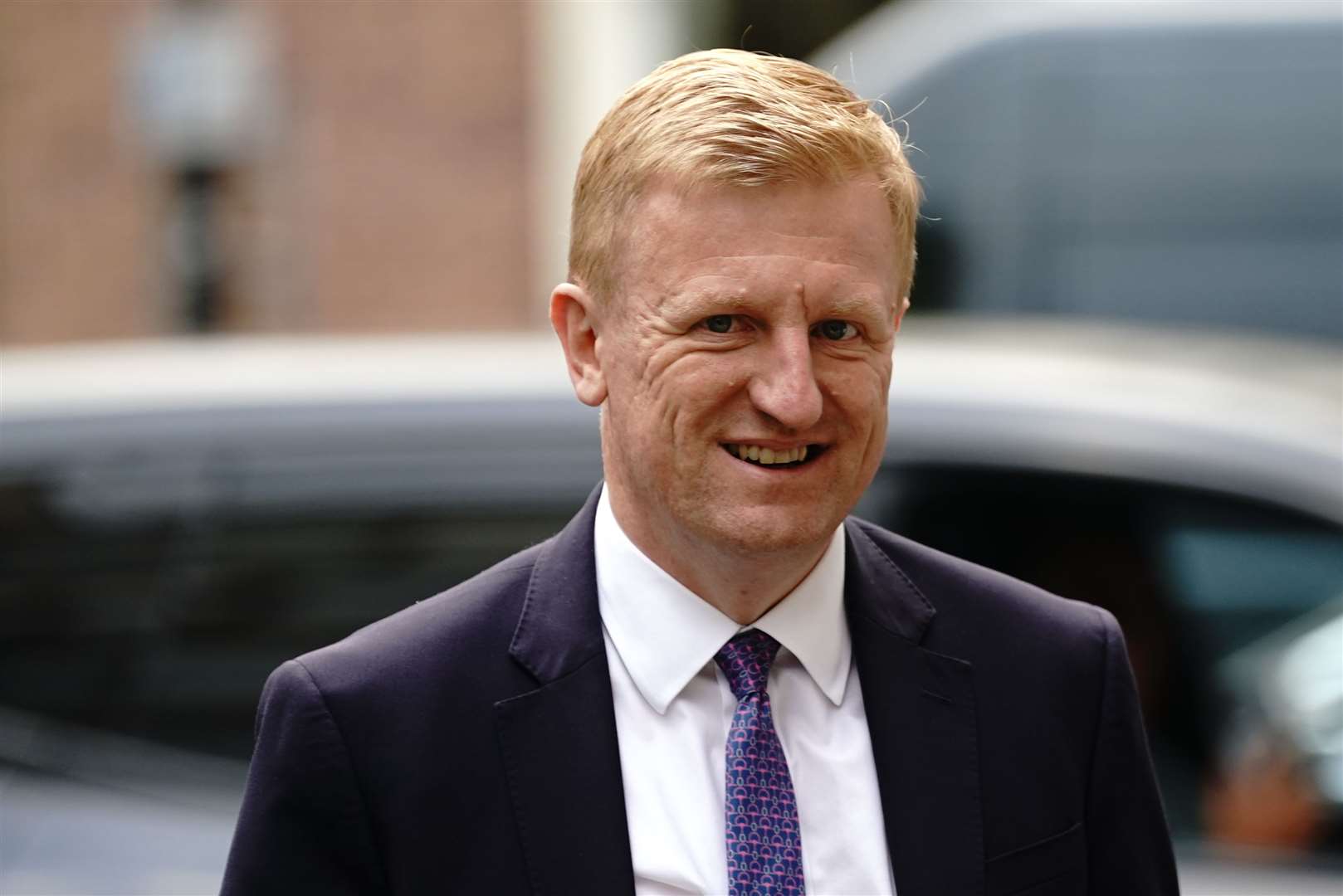Deputy Prime Minister Oliver Dowden has been urged to intervene in the Telegraph takeover (Victoria Jones/PA)
