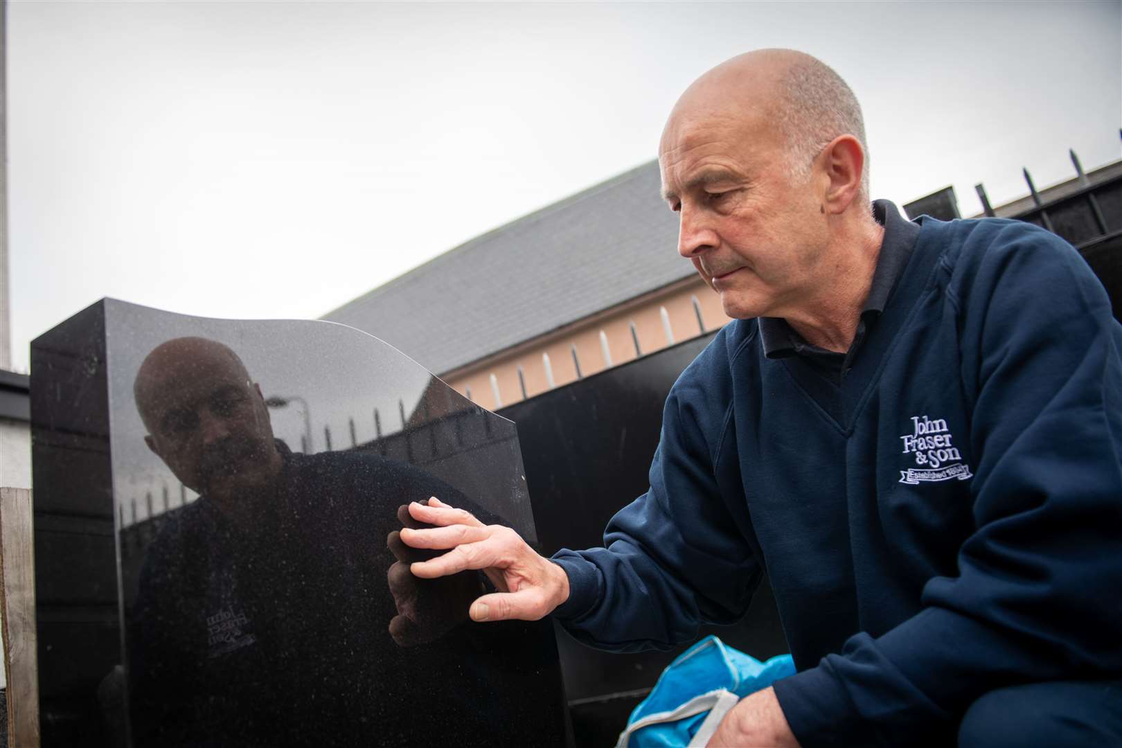 Drew reflects on his long service. Picture: Callum Mackay.