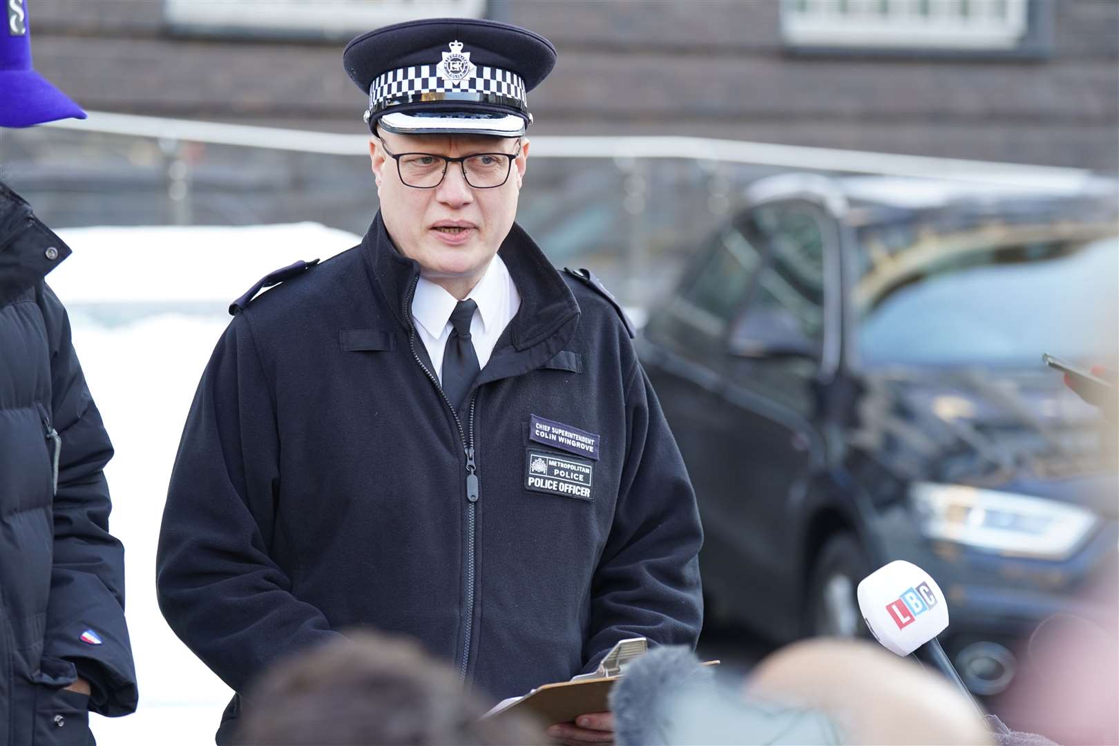 Metropolitan Police Chief Superintendent Colin Wingrove speaks to the media outside Brixton police station about the incident at Brixton O2 Academy (James Manning/PA)