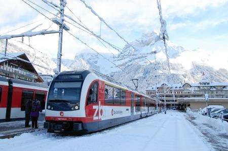 The Swiss transport system won’t be beaten by snow.